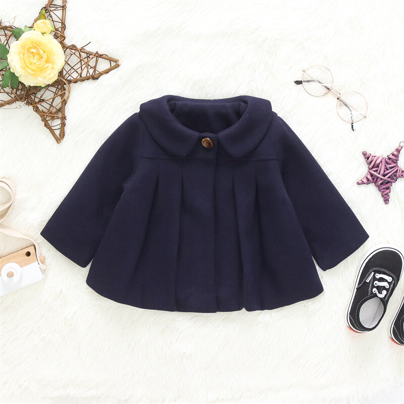 8.5% Drop: Baby Girls Cotton Coat