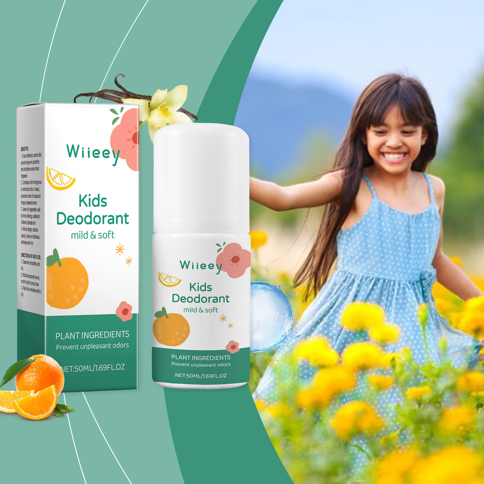 10% Drop: Wiieey Kids Roll-On Deo 50ml