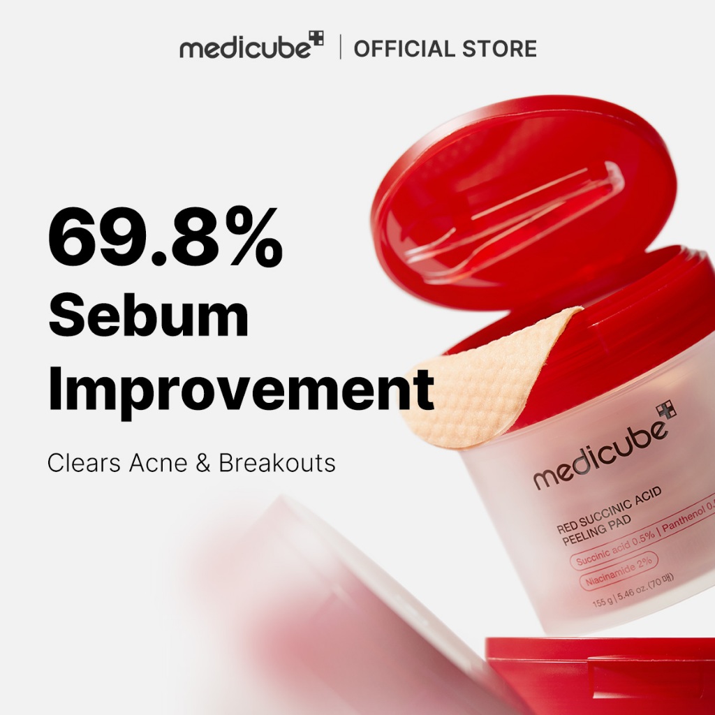 5% Drop: Medicube Red Peeling Pads (70)