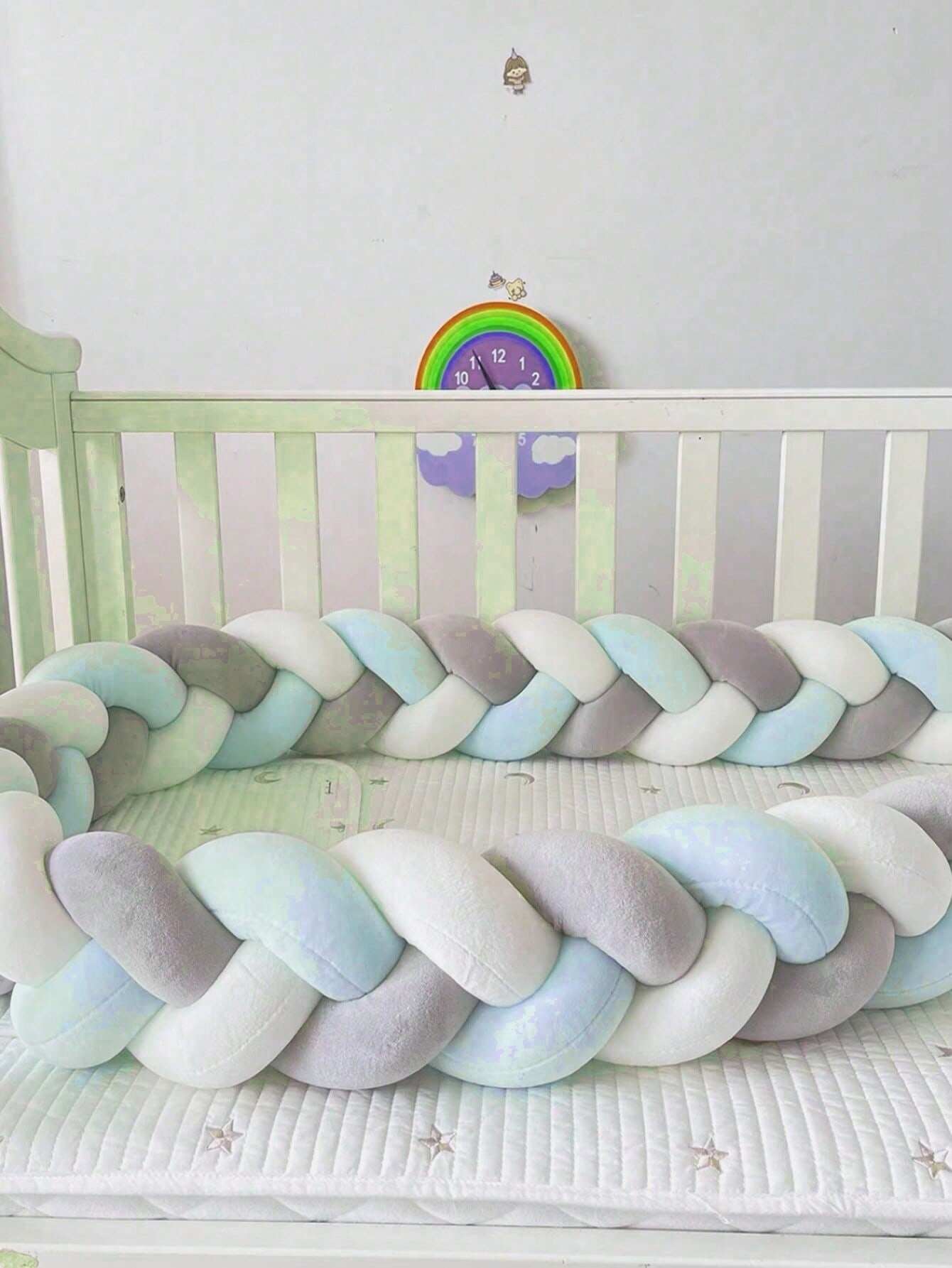 8.9% Drop: Newborn Crib Bumper Braid