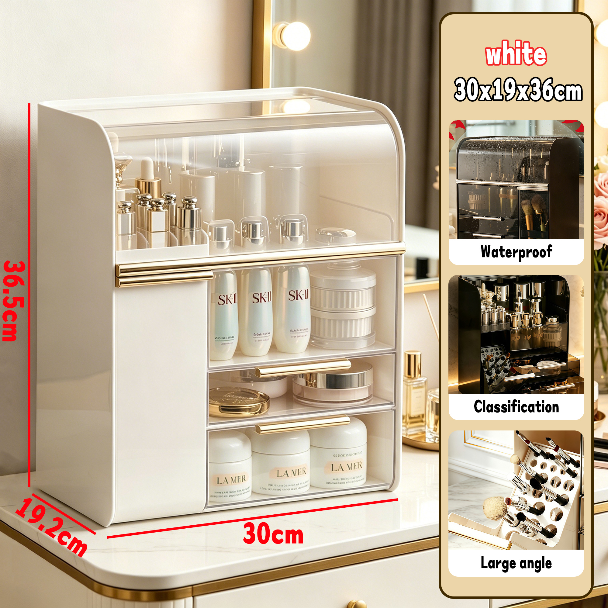 34.5% Drop: StoreSmart Makeup Organizer