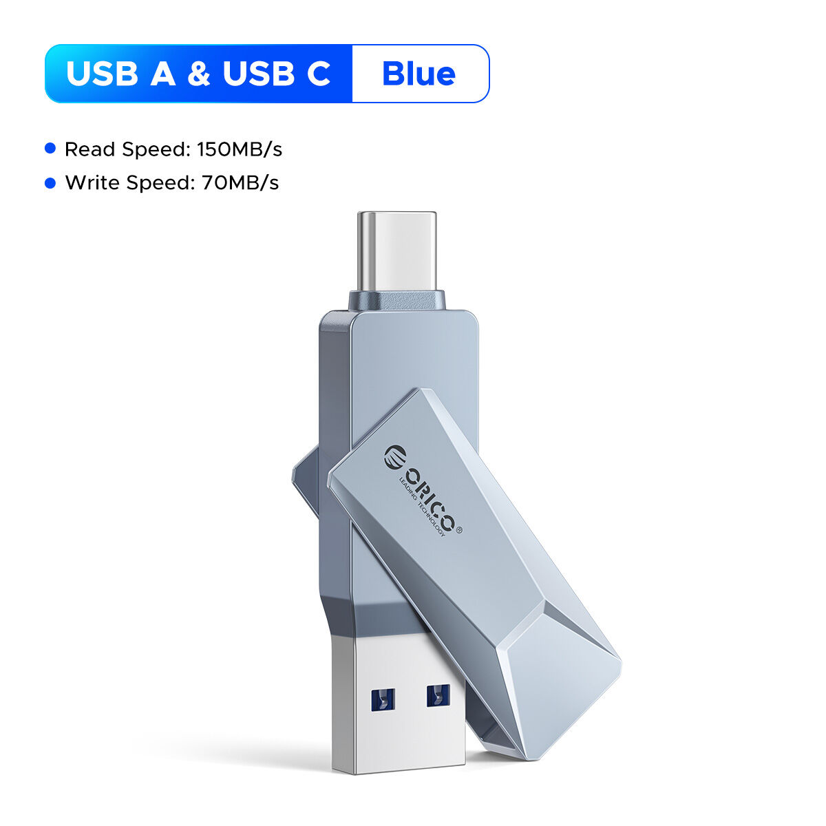 10% drop: ORICO USB3.2 2-in-1 Drive