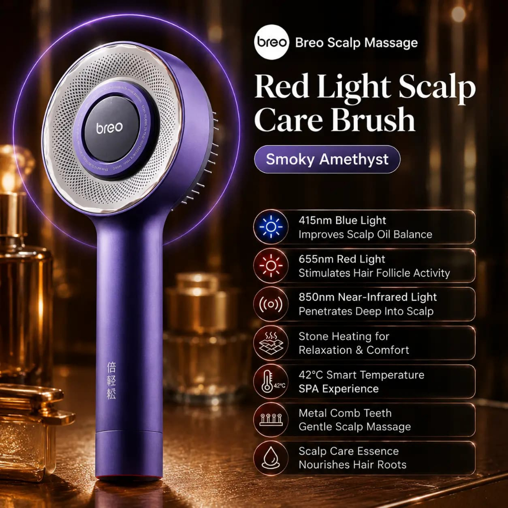 5.7% Drop: Breo Scalp3s Pro Massage Comb