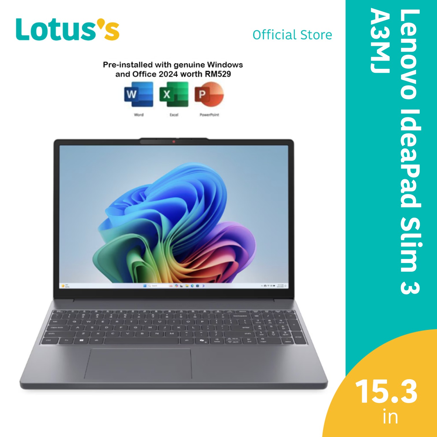 Drop 16.7%: Lenovo IdeaPad Slim 3 15.3