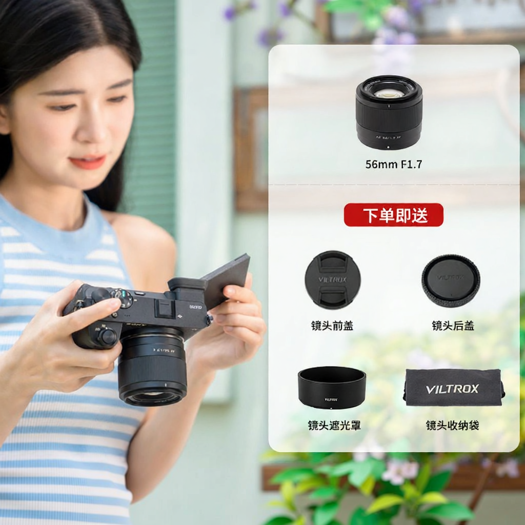 8.1% Drop: VILTROX 56mm F1.7 AF Lens