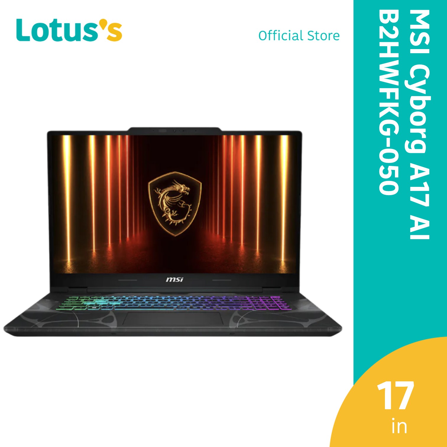 Drop 16.7%: MSI Cyborg A17 17 FHD 144Hz