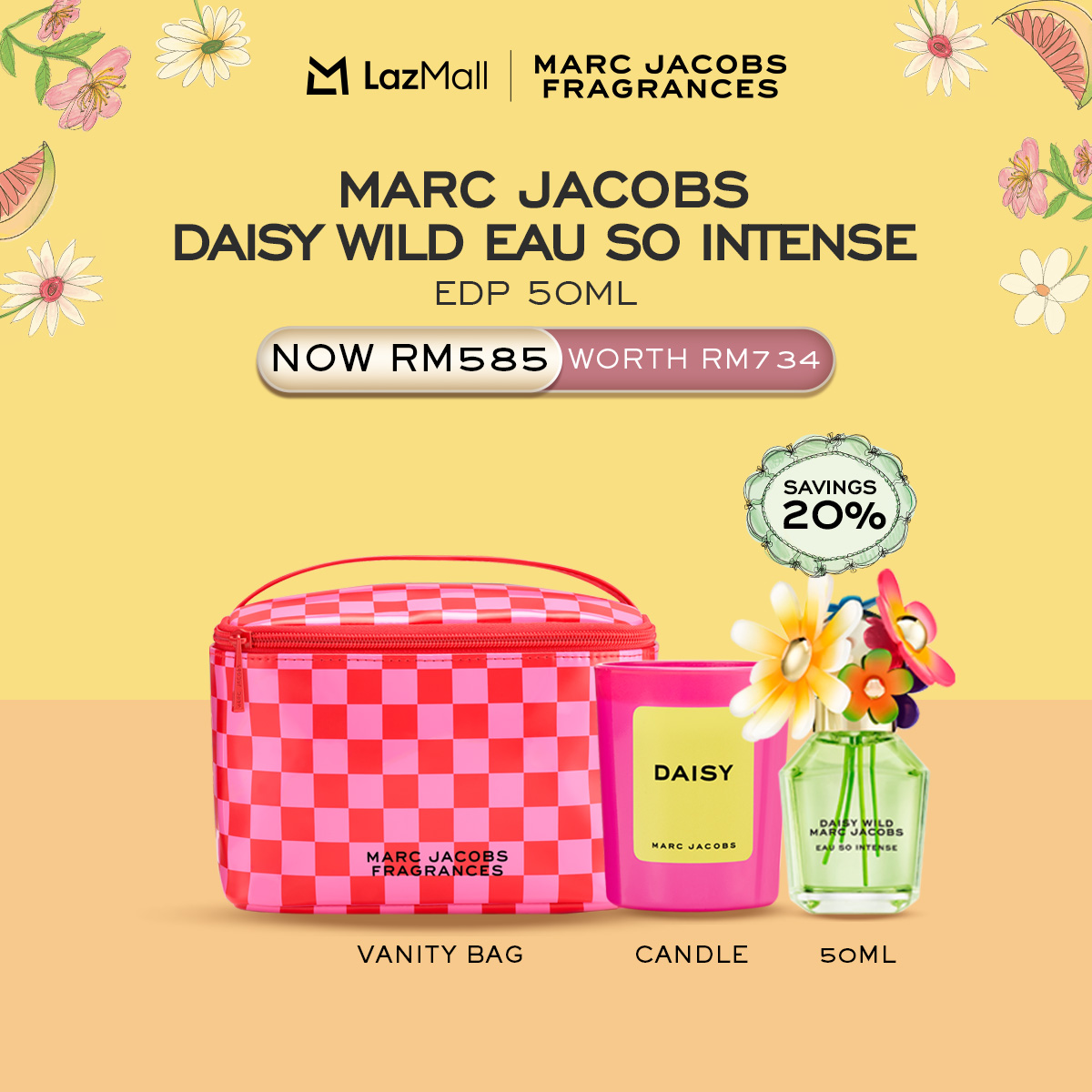 20.3% Drop: Daisy Wild EDP 50ml Set