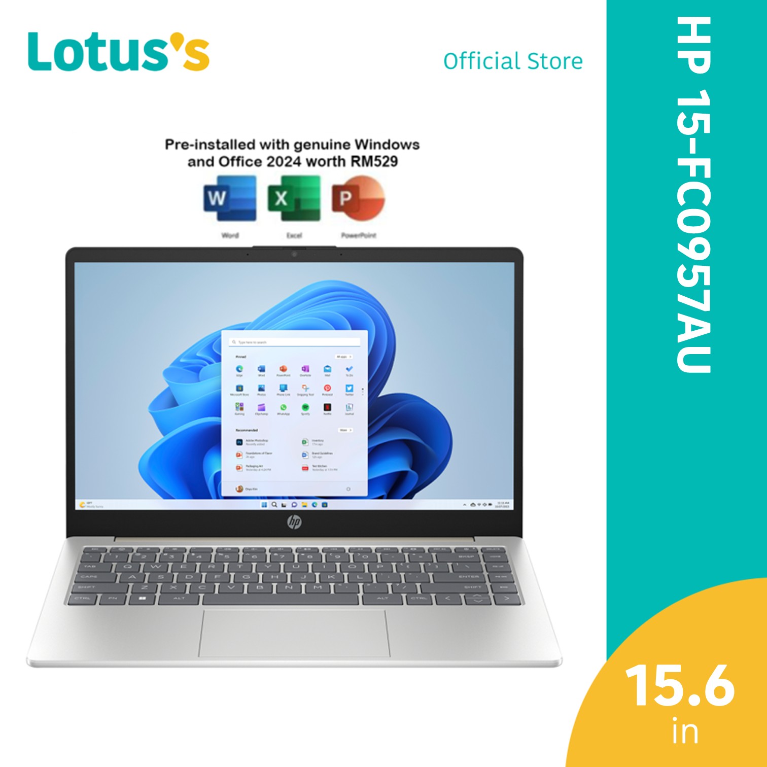 16.7% Drop: HP 15-FC0956/0957 15.6in