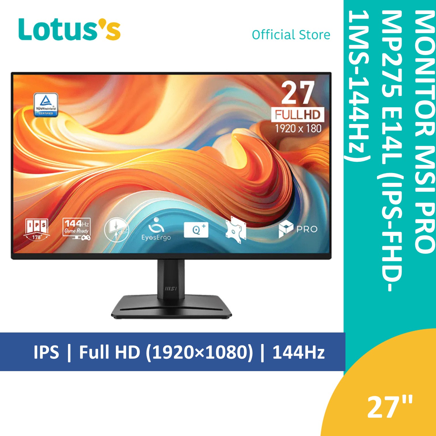20.8% Drop: MSI Pro MP275 E14L 27-inch