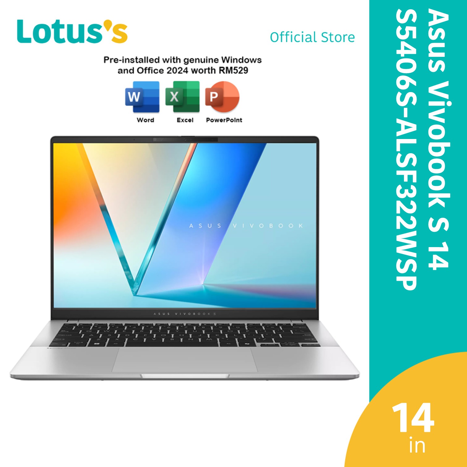 Drop 16.7%: Asus Vivobook S14 S5406S