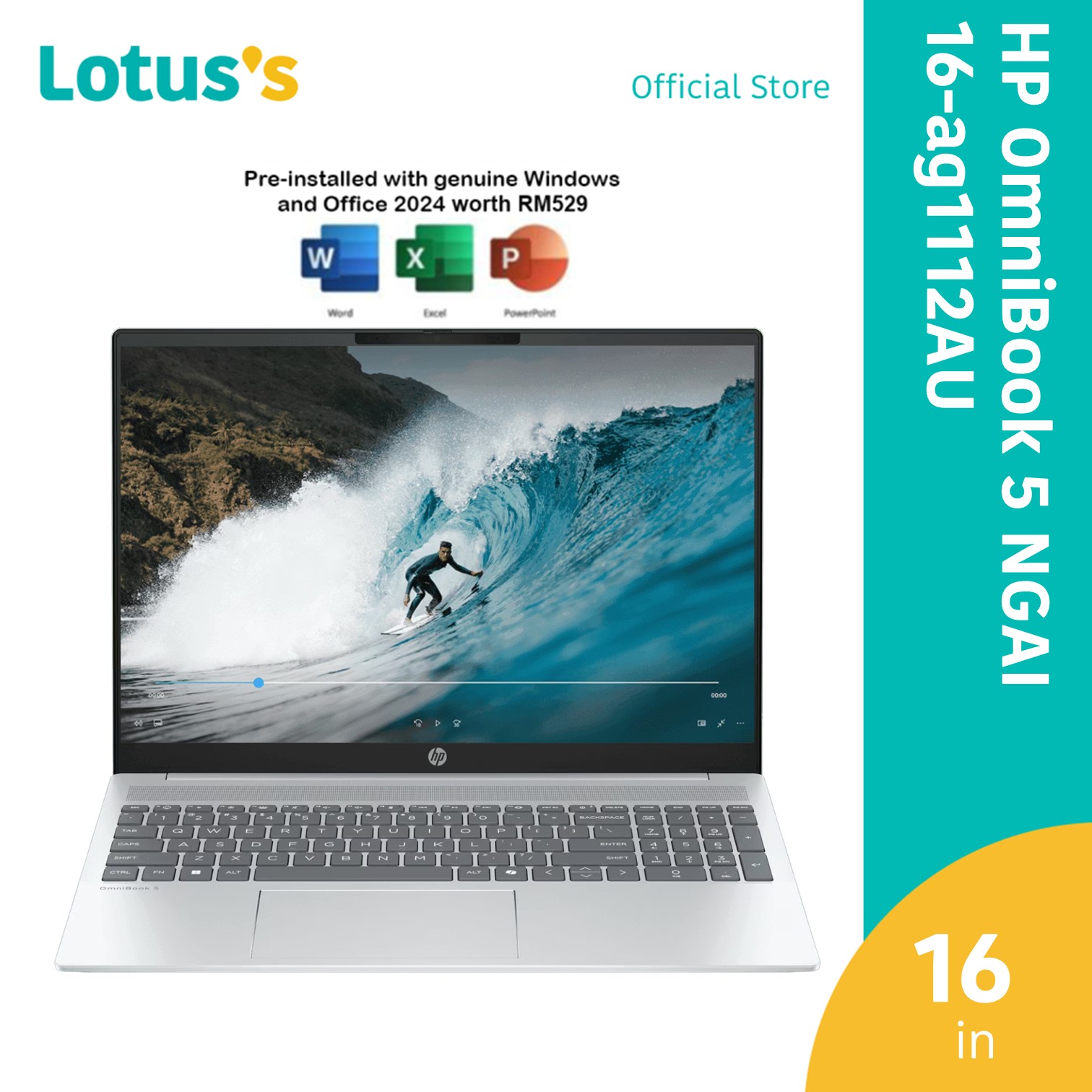 Drop 16.7%: HP OMNIBOOK 5 16-inch 2K