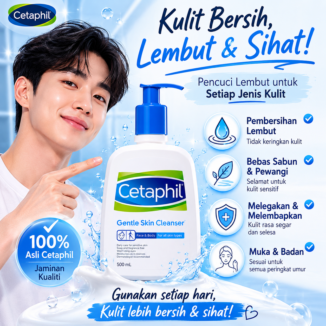 9.1% Drop: Cetaphil Gentle Cleanser