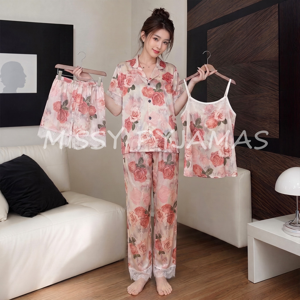 Drop 15.2%: Missy 4-in-1 Satin PJs