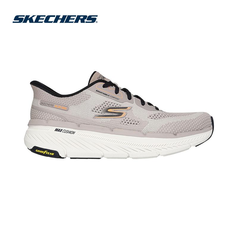 Skechers Men Slip-ins Performance Max Cushioning Premier 2.0 Strata Shoes - 220529-TPE Air-Cooled Memory Foam Kasut Sneaker, Lelaki
