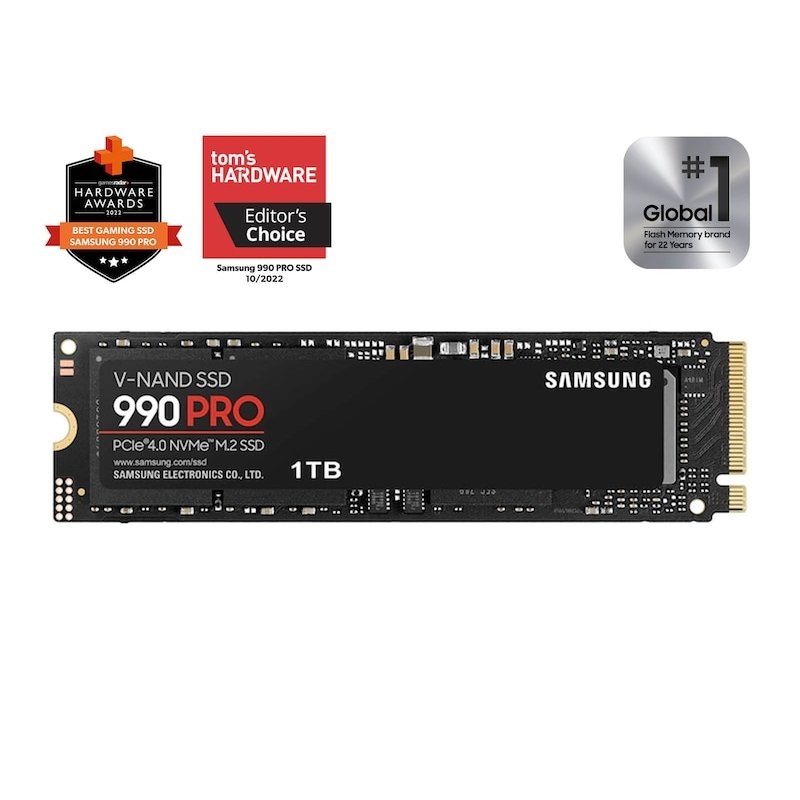# SAMSUNG 990 PRO SSD Series 1TB / 2TB / 4TB PCIe NVMe Gen4 M.2 Internal SSD
