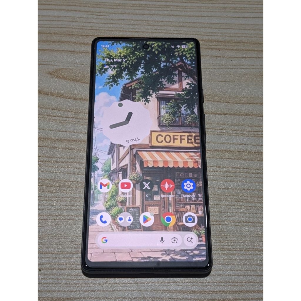 USED PIXEL 6A CHARCOAL BLACK 90% LIKE NEW CONDITION