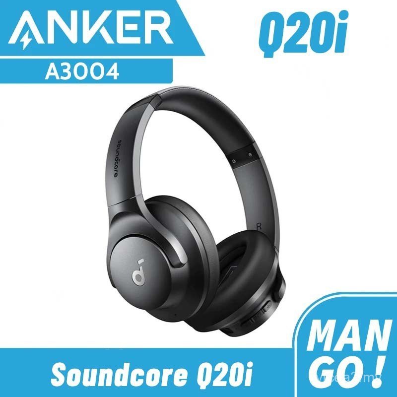 Soundcore Q20i fon telinga tanpa wayar Bluetooth dengan jangka hayat bateri 60 jam ANKER A3004