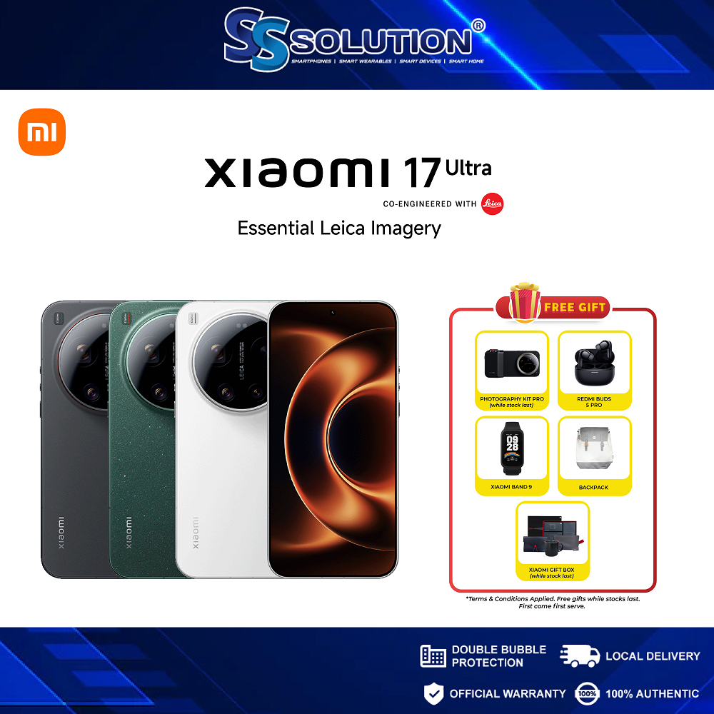 [NEW] Xiaomi 17 Ultra 5G (16+512GB/1TB) Essential Leica Imagery l Snapdragon 8 Elite Gen 5 I 6000mAh +90W HyperCharge