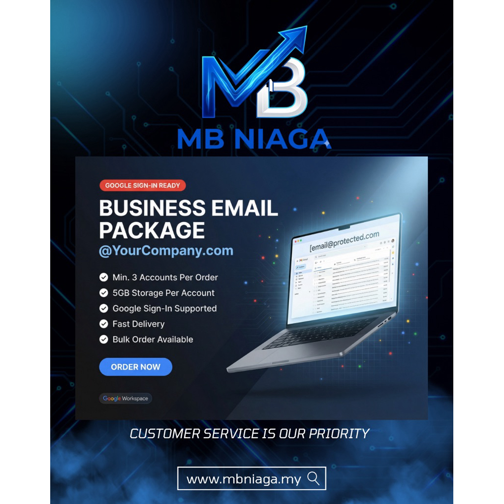 Business Email Package — (Google Workspace) — Digital service