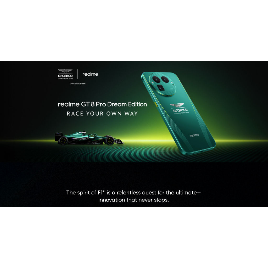 Realme GT 8 Pro (5G) (16GB+512) (Dream Edition) Original Realme Malaysia