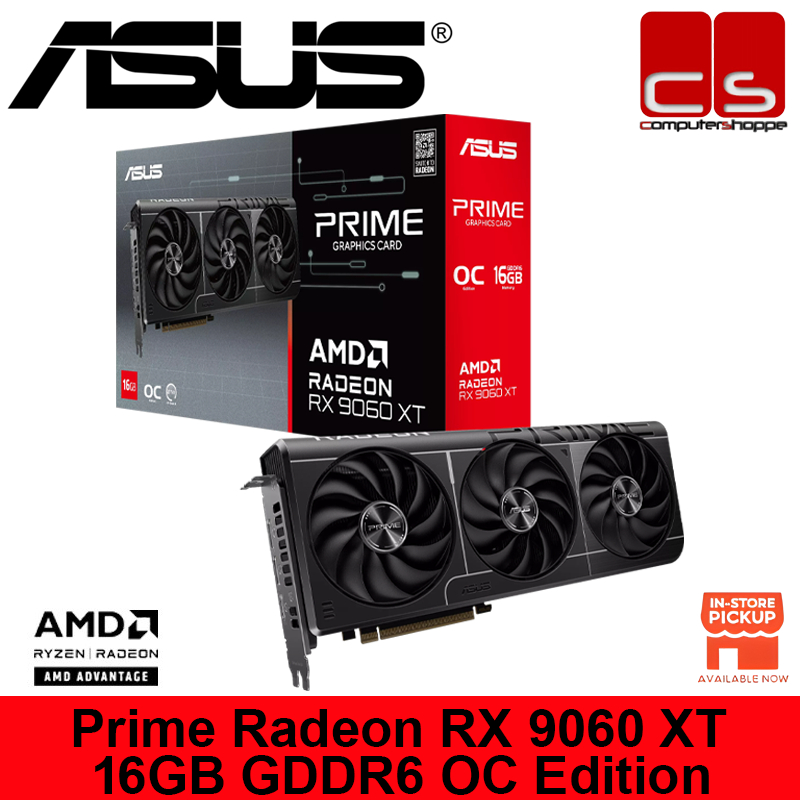 ASUS Prime Radeon RX 9060 XT 16GB GDDR6 OC Edition