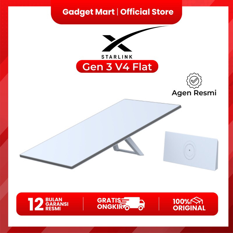 STARLINK Gen 3 V4 Flat Satellite Antenna Kit