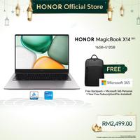 HONOR MagicBook X14 2025 (16GB+512GB) Laptop 14" Eye Comfort HONOR FullView Display | 13th Gen Intel Core | 42Wh Longer Battery
