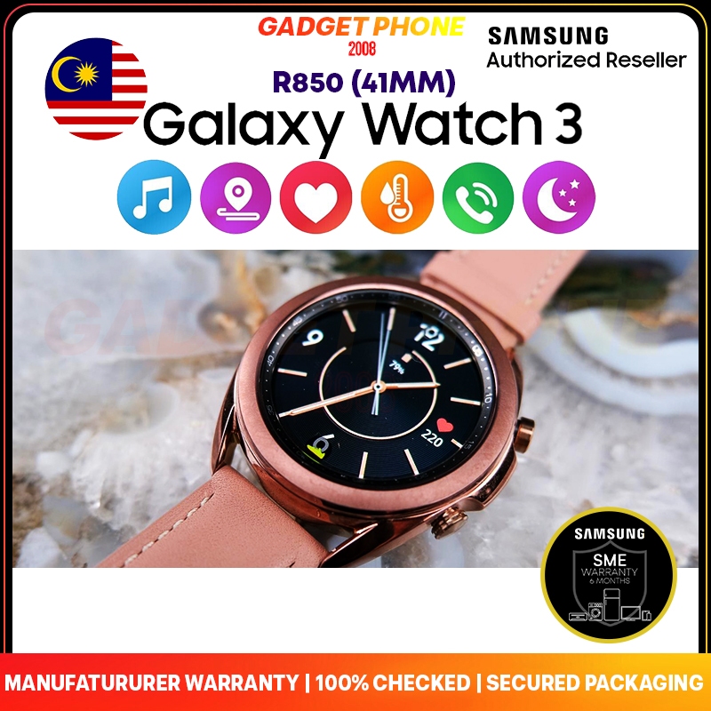 Samsung Galaxy Watch 3 41mm Smartwatch (R850) Samsung Galaxy Watch Malaysia Original