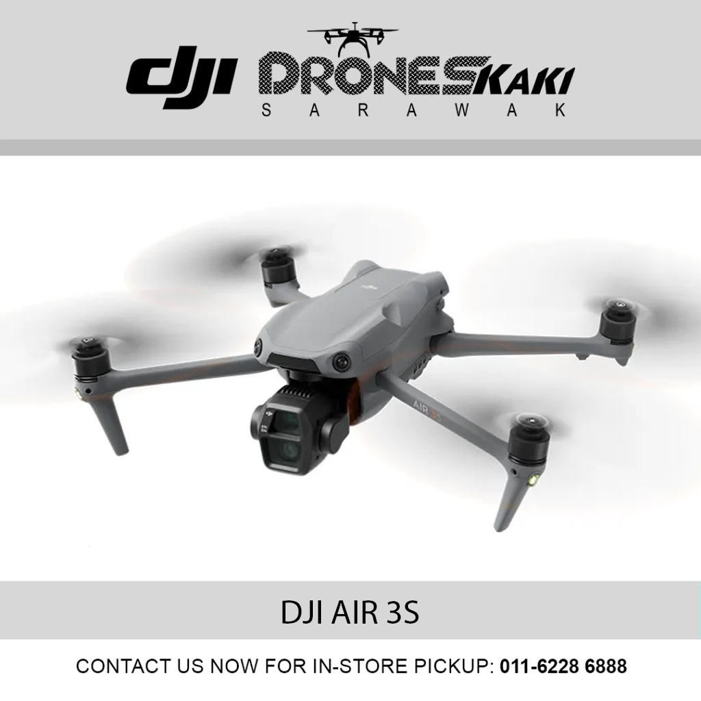 DJI Air 3S - Chase The View | 4K 100FPS | 1-Inch CMOS | Internal Memory