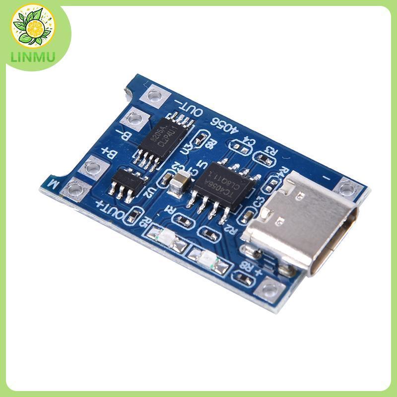 [LINMU] 5PCS type-c USB 5V 1A 18650 TP4056  Charger Module Charging Board
 VN
