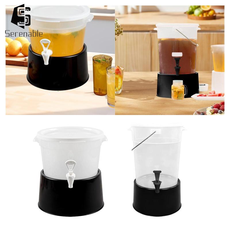 Serenable Beverage Dispenser for Catering Leakproof Easy to Use Wear Resistant Carrying Handles Juice Dispenser for Restaurants Events