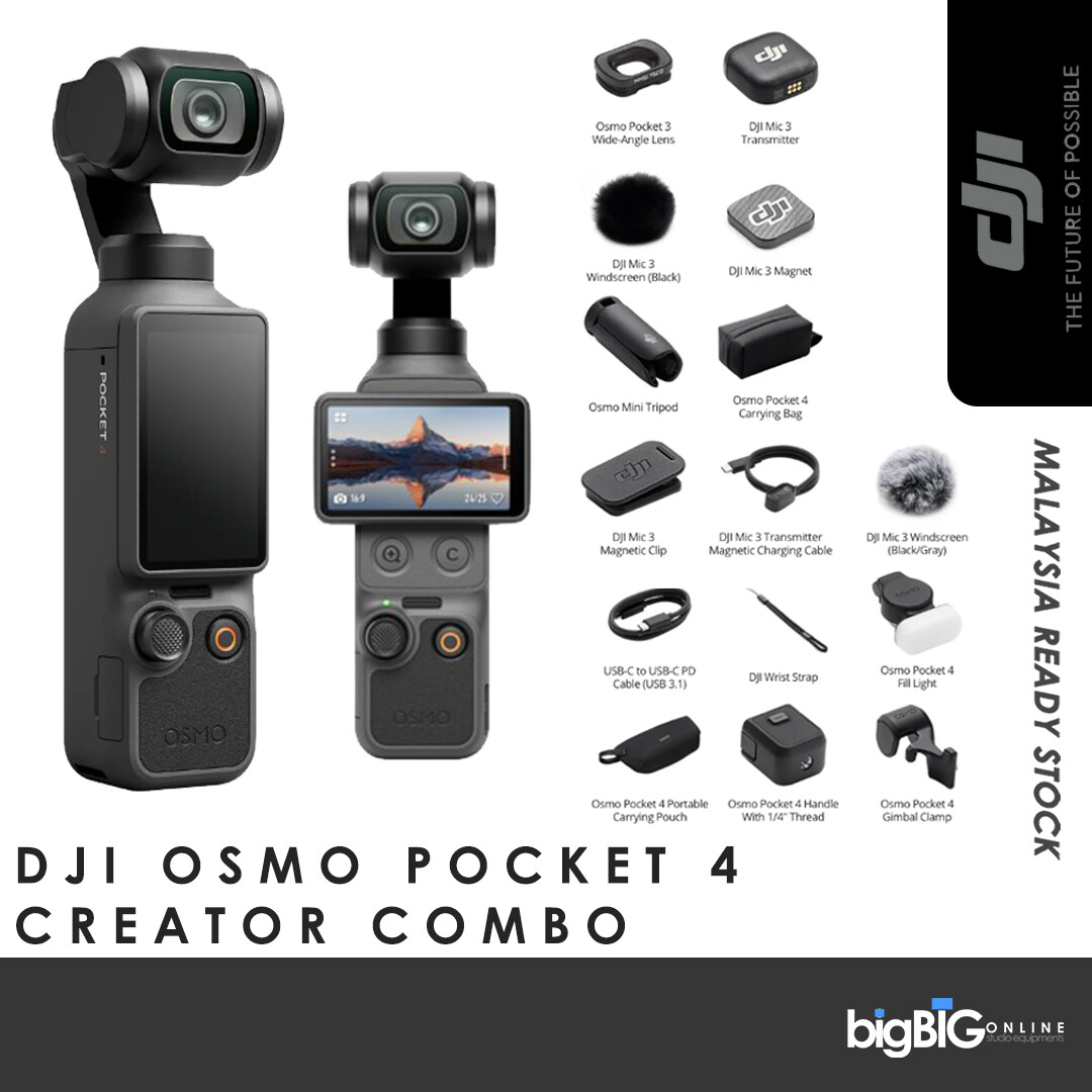 DJI Osmo Pocket 4 Creator Combo