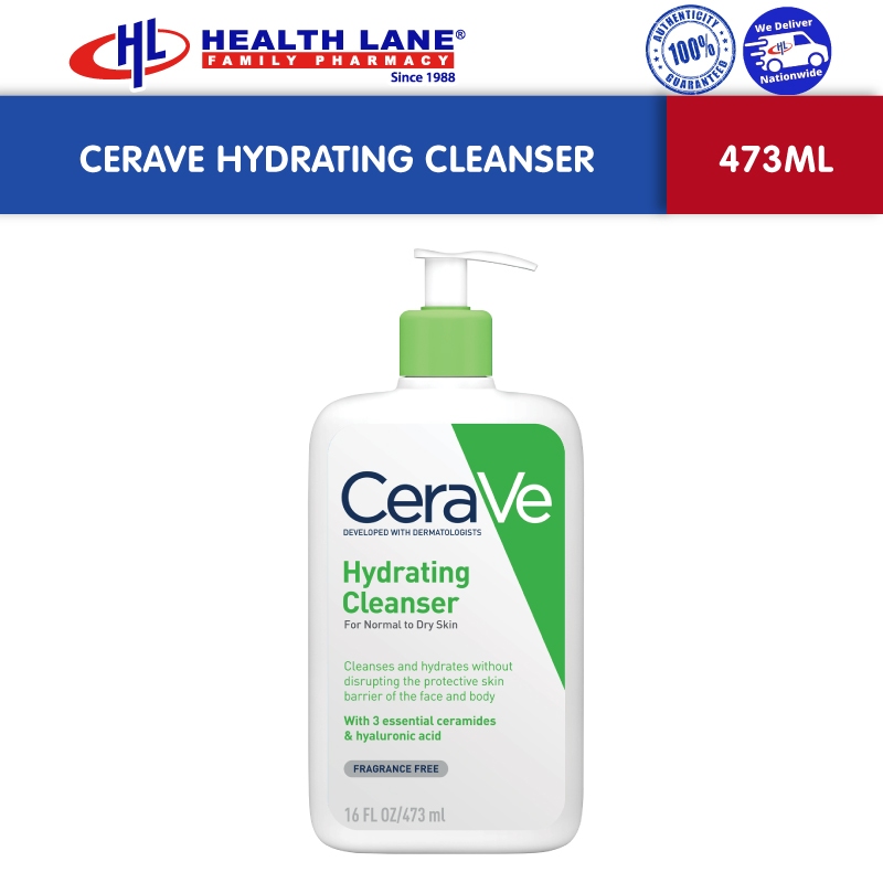 Cerave Hydrating Cleanser (473ml)