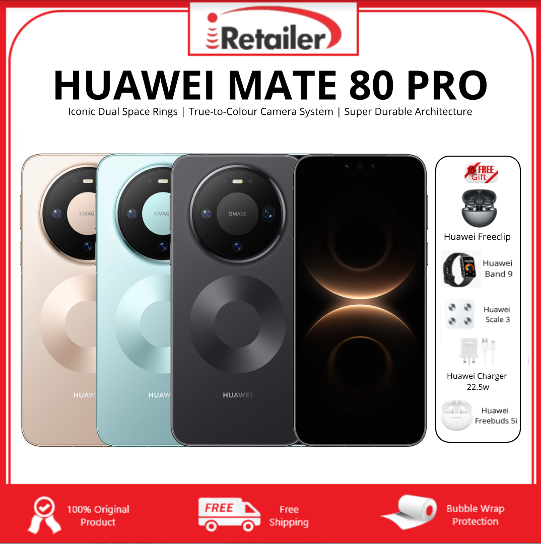 HUAWEI Mate 80 Pro | 16GB+512GB - 100% Original Malaysia