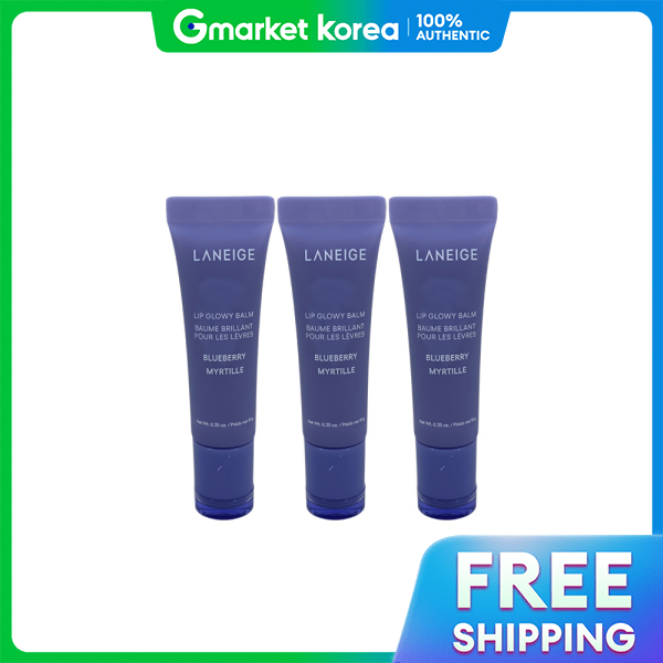 Laneige | Laneige Lip Glowy Balm 10g Blueberry 3 Pieces
