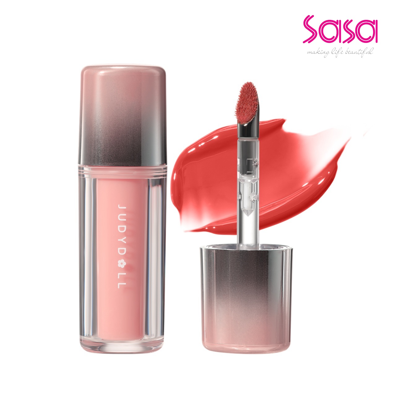JUDYDOLL Dual Flash Watery Lip Gloss (#02 / #04 / #09 / #11) (1pc)