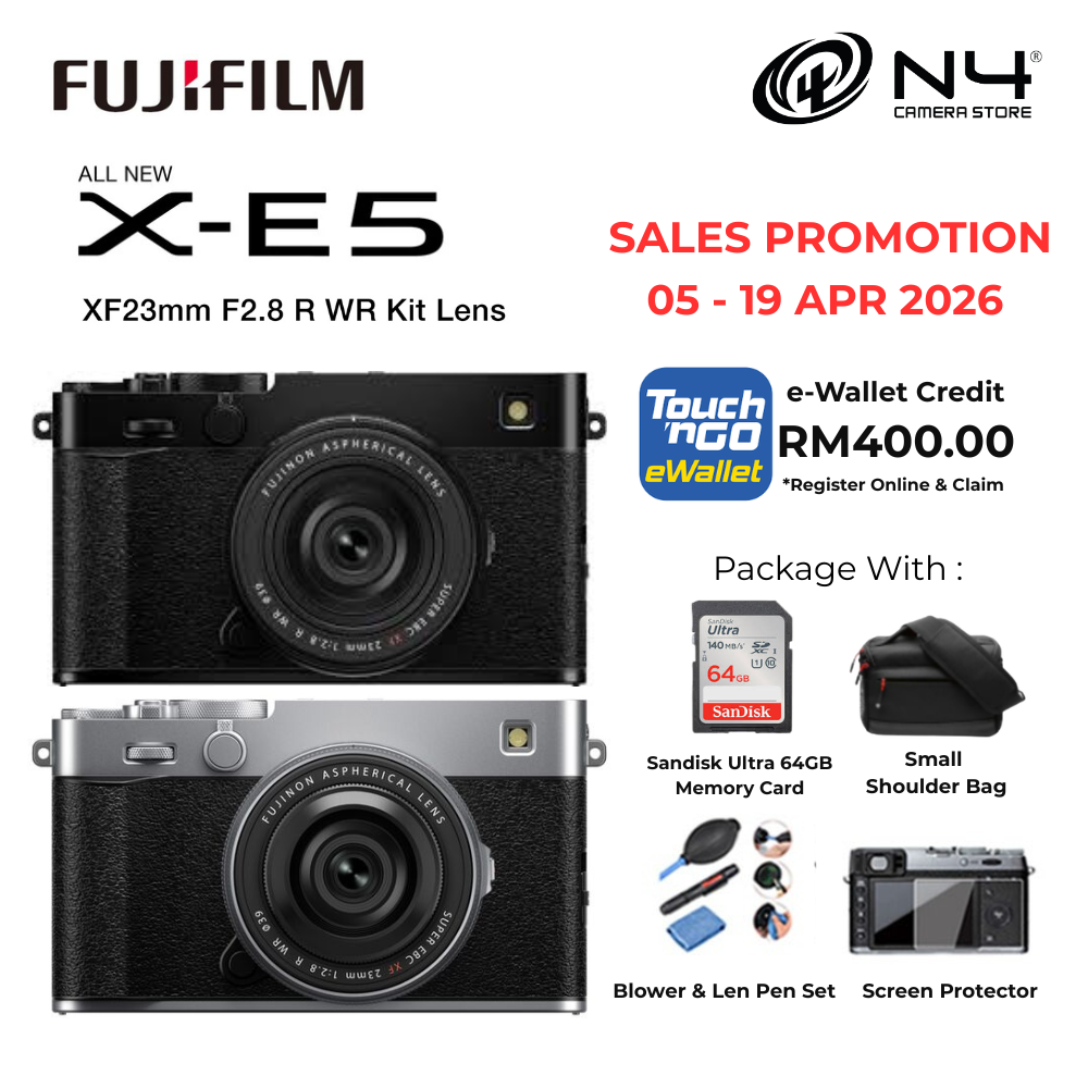 FUJIFILM X-E5 Mirrorless Camera Body with XF 23mm f/2.8 Lens