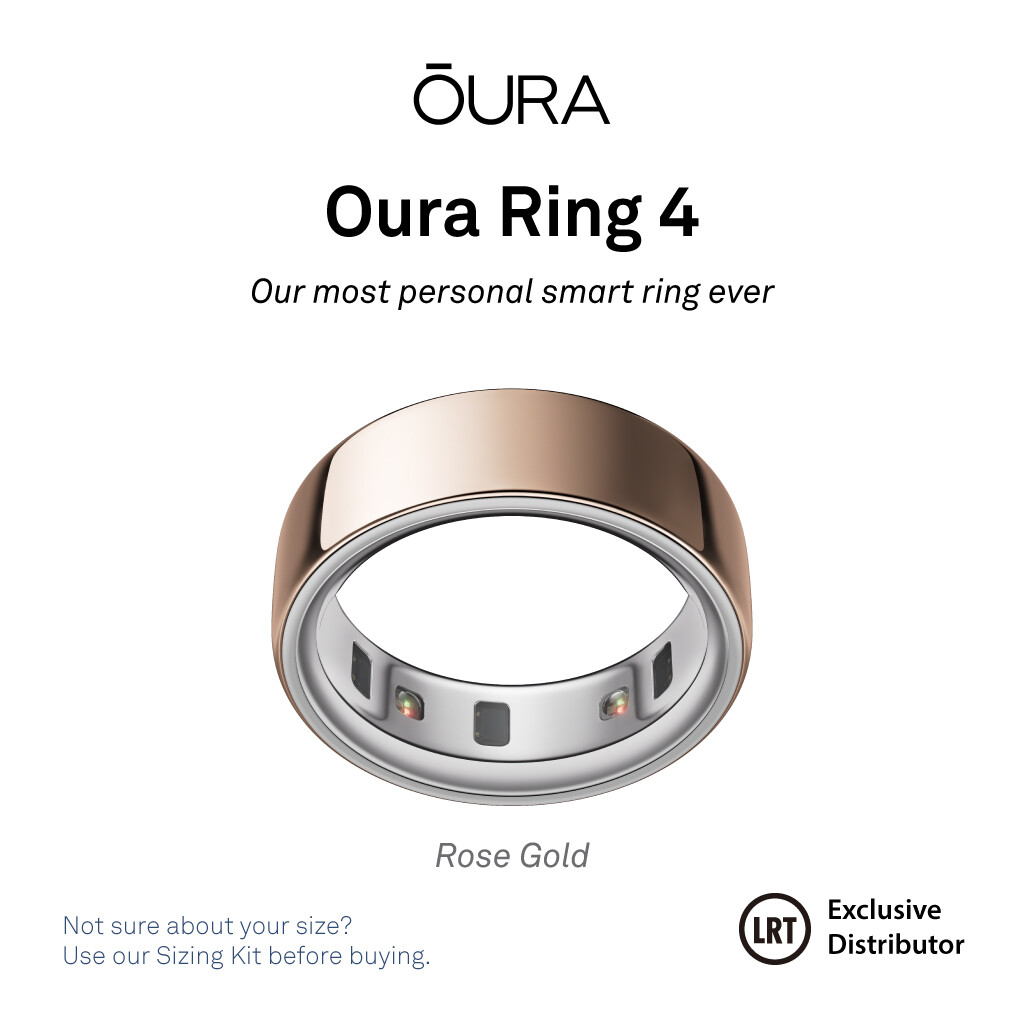 Oura Ring 4 Health & Fitness Tracker Smart Ring Rose Gold- 100m Water Resistant 24/7 Monitoring Sleep Stress Tracking Heart Rate Blood Oxygen Activity Womens Health