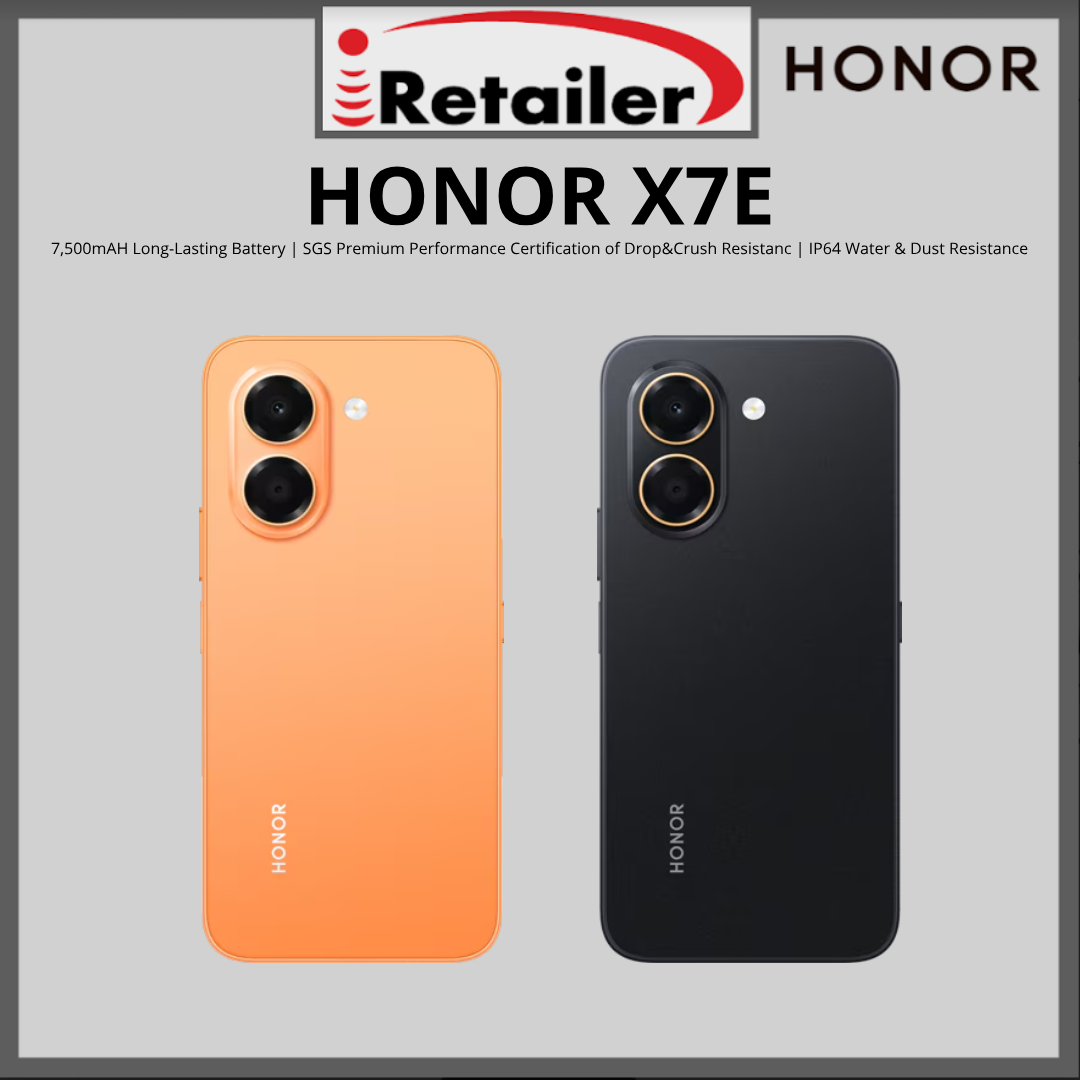 Honor X7E 4G (6+6+256) - 100% Original Warranty Honor Malaysia