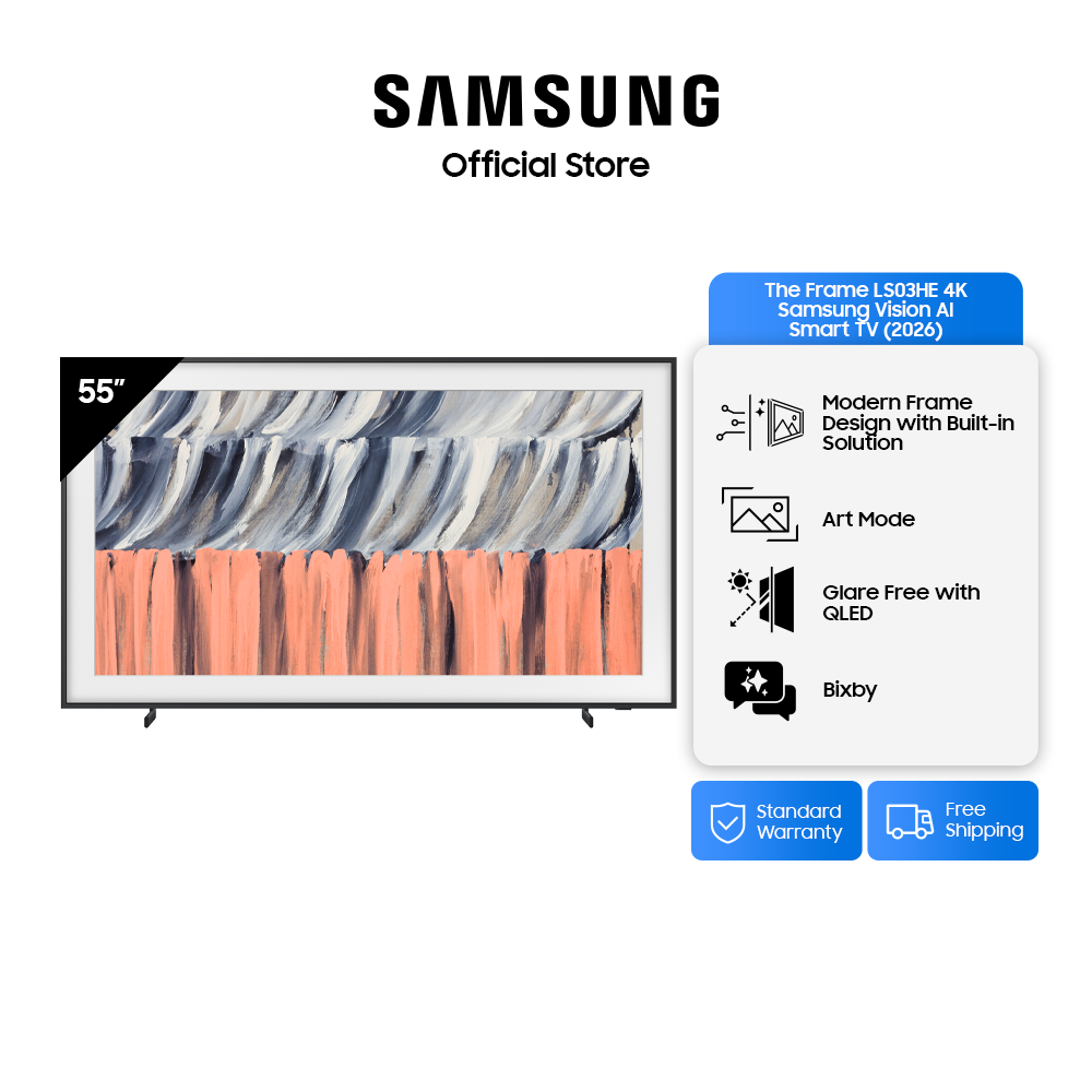 Samsung The Frame LS03HE 4K Samsung Vision AI Smart TV (2026)