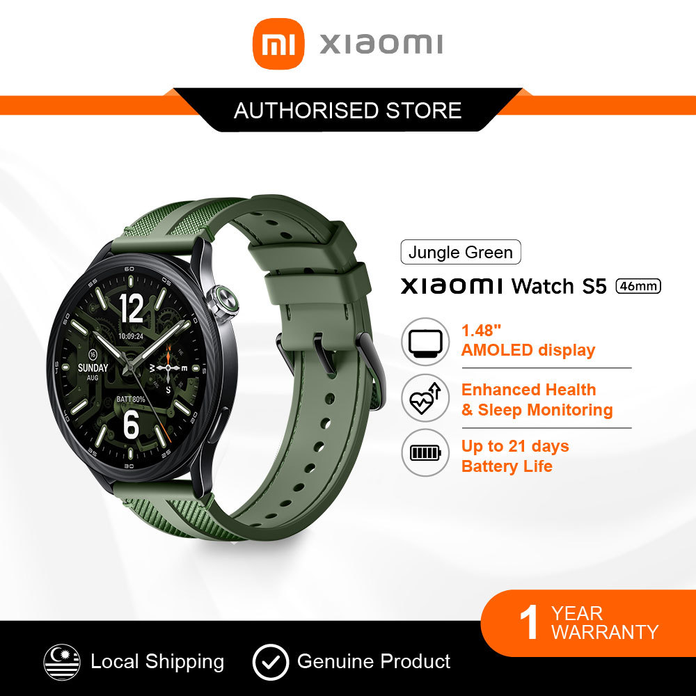 [New] Xiaomi Watch S5 46mm | 1.48” AMOLED Display | 21 Days Battery | Health Monitoring