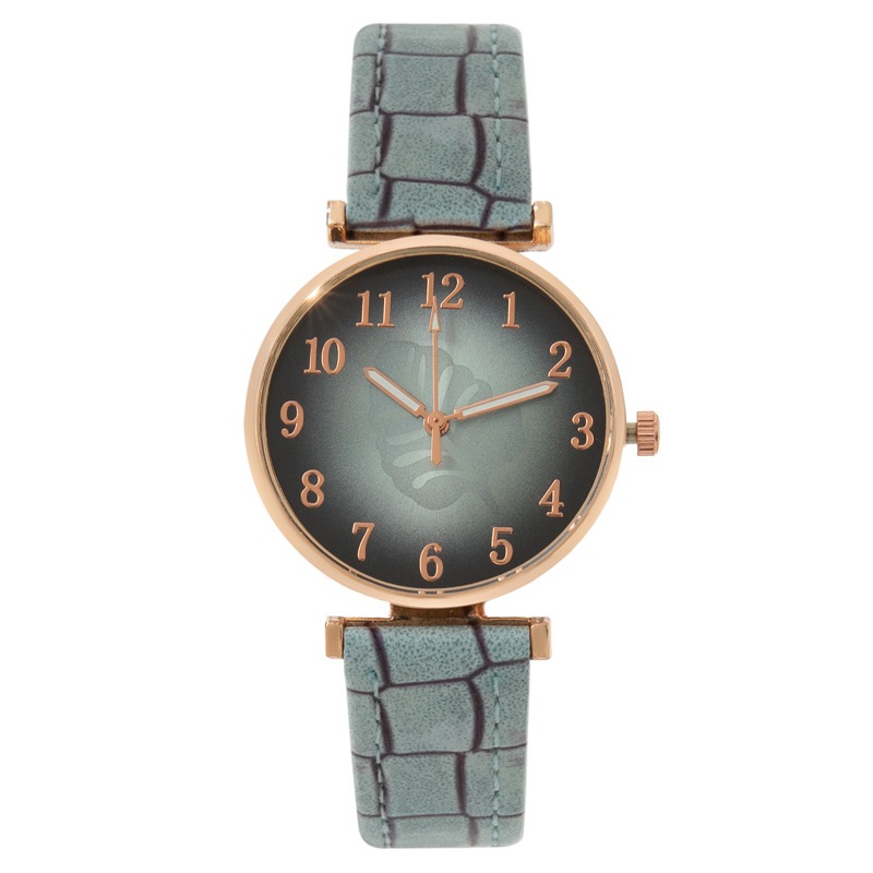 Leaf digital ladies watch female watch quartz watch leather strap watch5