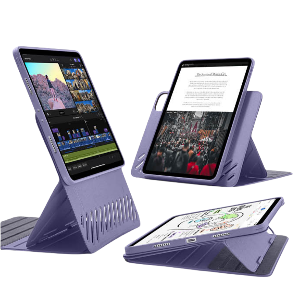 ESR Case iPad Air 11/Air 13 (Air 8/7/6/5/4)(M4-M3-M2) Shift Magnetic Case For iPad Pro11/ iPad Pro13(2025/2024/2022/2021) ESR Rebound Hybrid 360 Case iPad 12/11/10(A16)(2025)