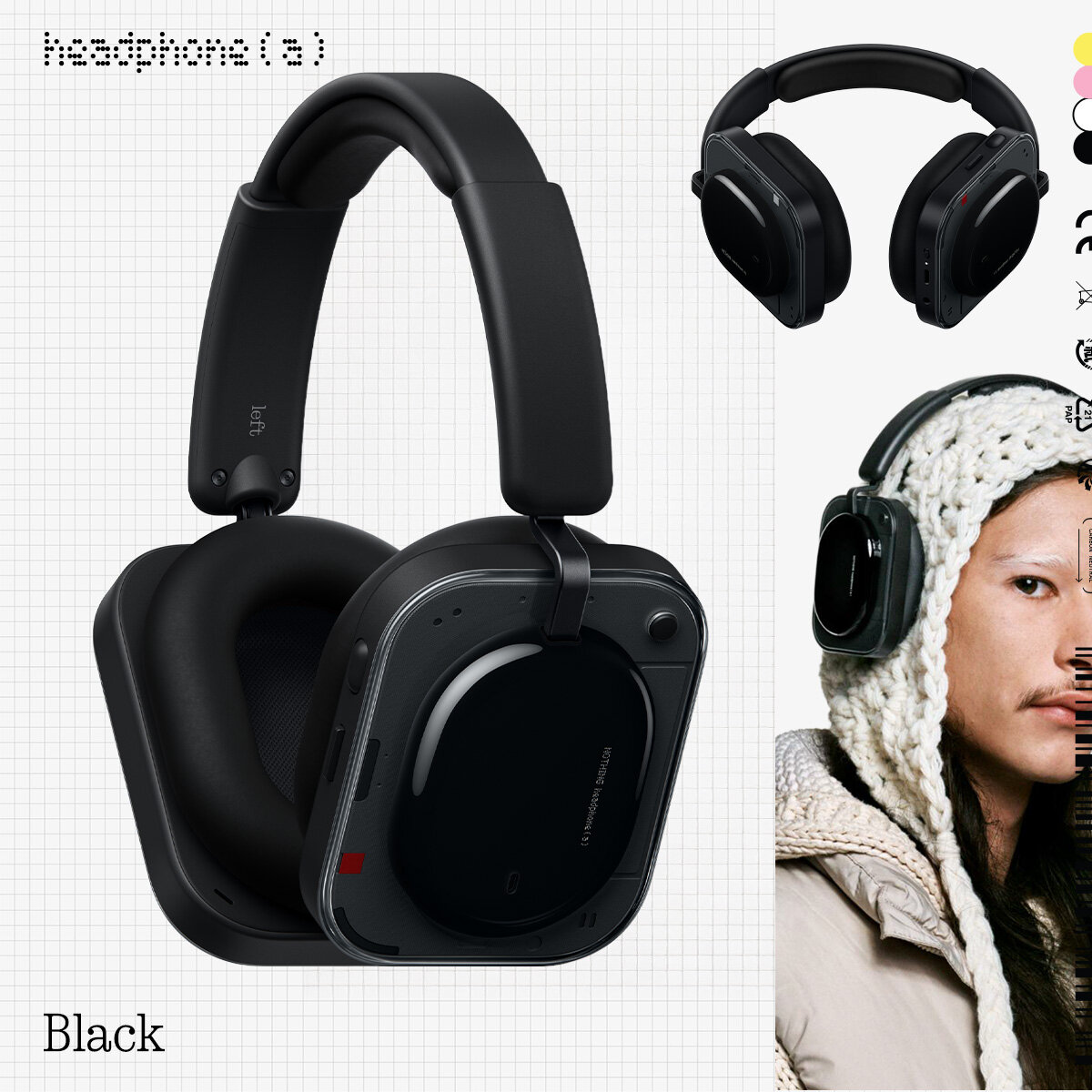 [New] Nothing Headphone (a) | Upgraded Battery with 5 days | AI-powered Clear Voice | Dual-Device Connection | IP52