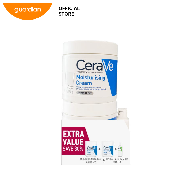 Cerave Moisturising Cream 454Gm Twin Pack