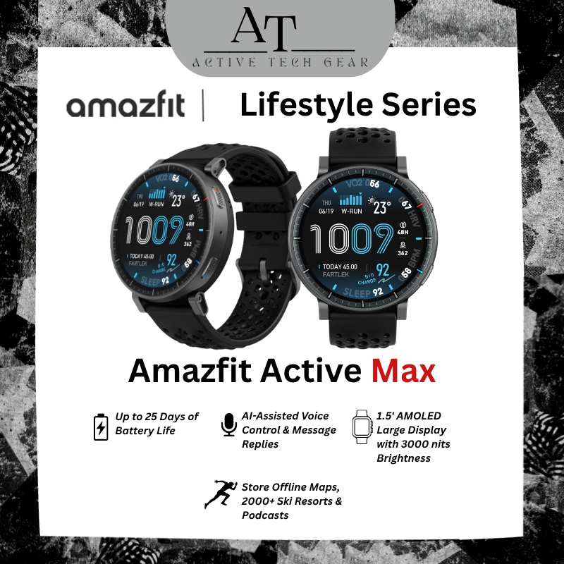 Amazfit Active Max | SmartWatch | 1.5" AMOLED Display (LifeStyle Series) (1 Year Warranty)