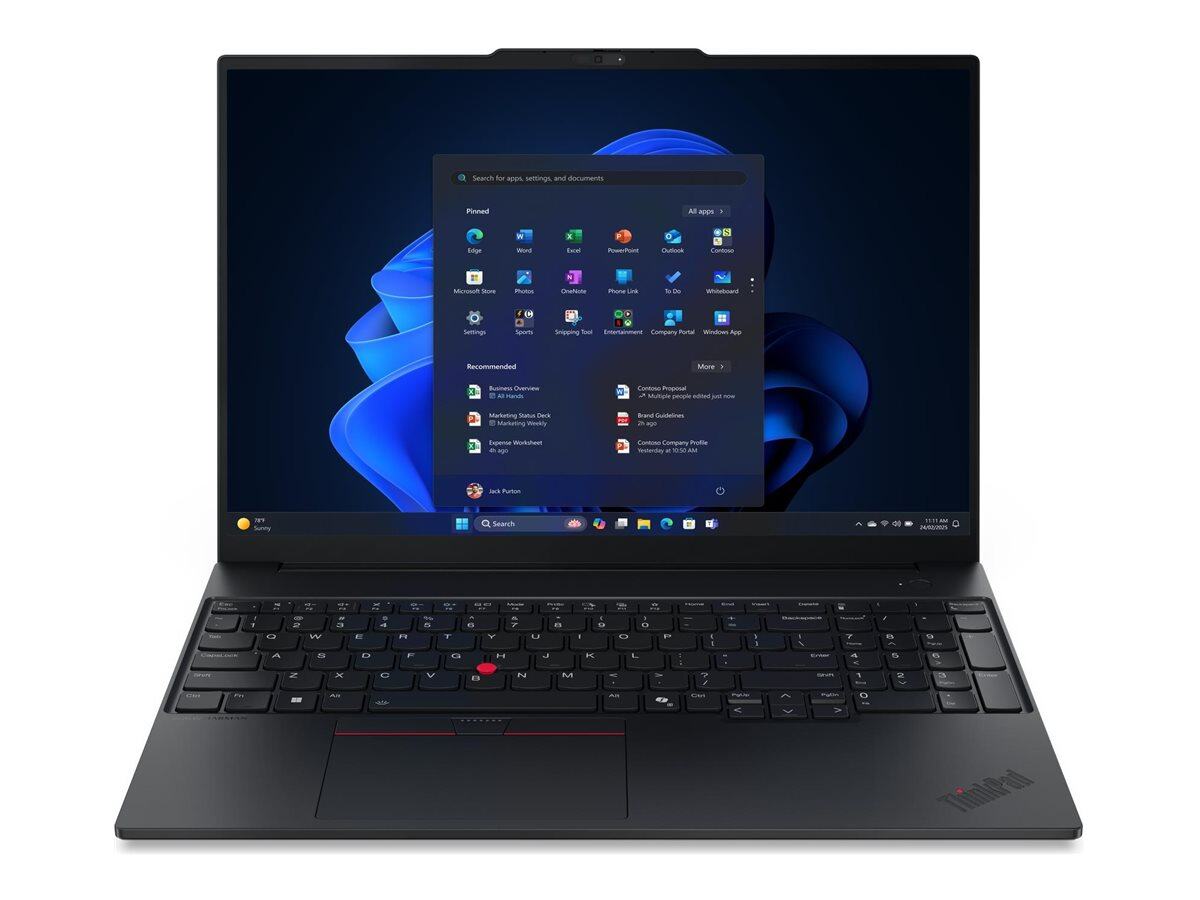 Lenovo ThinkPad E16 Gen 3 Ultra 5 225H 16GB 512GB SSD 16" Windows 11 Pro 3 Years Warranty 21SR0006MA / 21SR0055MA