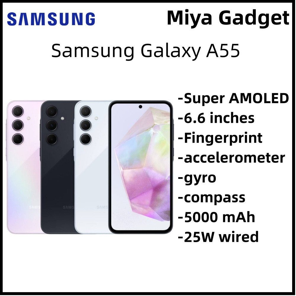 ( Malaysia Set ) Samsung Galaxy A55 5G / A35 5G / A25 5G 1 Year Warranty By Samsung Malaysia