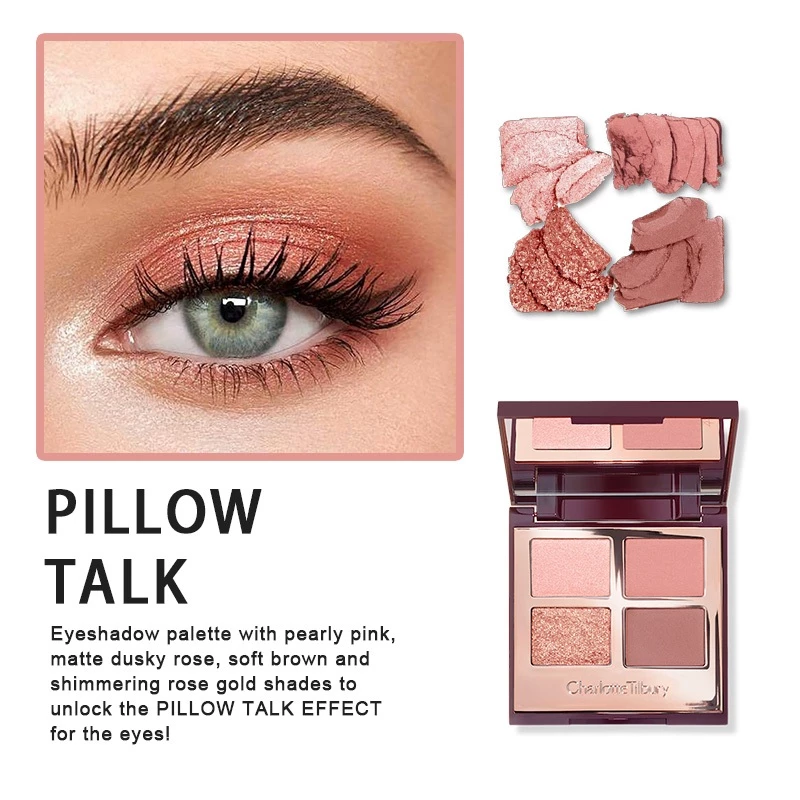 FOR CHARLOTTE TILBURY #Pillow Talk/#Exagger-Eyes/#BELLA SOFIA /# THE GPLDEN GODDESS(5.2g)