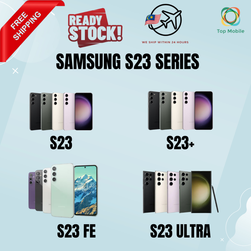 【MY DEMO SET】SAMSUNG GALAXY S23/S23 FE/S23+/S23 ULTRA 5G 【FULL BOX】